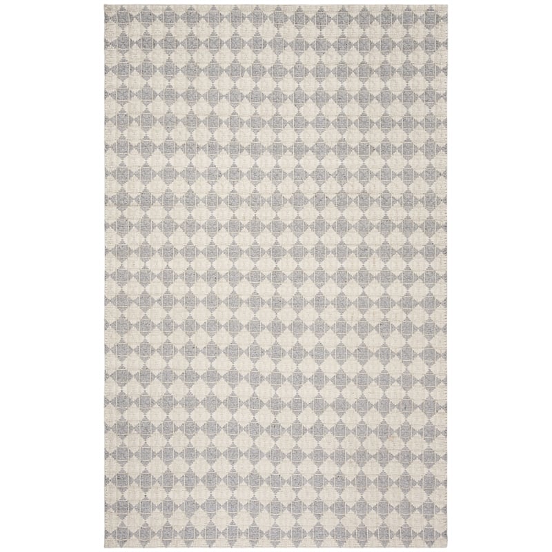 Safavieh Natura 5' x 8' Hand Woven Rug in Silver and Ivory