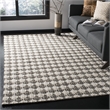 Safavieh Natura 5' x 8' Hand Woven Rug in Black and Ivory