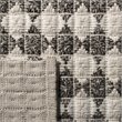 Safavieh Natura 6' Square Hand Woven Rug in Black and Ivory