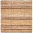 Safavieh Natural Fiber 6' Square Hand Woven Jute Rug in Natural