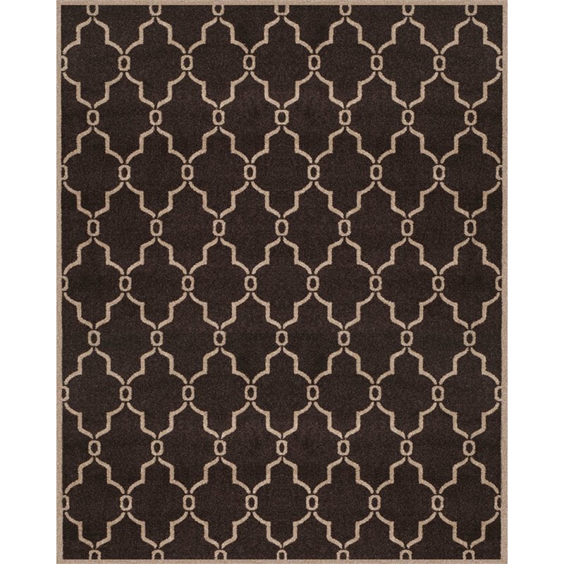 Safavieh Newport 8' x 10' Rug in Chocolate and Wheat