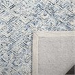 Safavieh Renaissance 8' x 10' Hand Tufted Wool Rug in Blue and Ivory