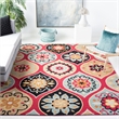 Safavieh Roslyn 3' x 5' Hand Tufted Wool Rug in Blue and Black