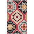 Safavieh Roslyn 3' x 5' Hand Tufted Wool Rug in Blue and Black