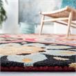 Safavieh Roslyn 3' x 5' Hand Tufted Wool Rug in Blue and Black