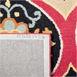 Safavieh Roslyn 3' x 5' Hand Tufted Wool Rug in Blue and Black