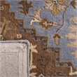 Safavieh Royalty 4' x 6' Hand Tufted Wool Rug in Light Blue and Beige