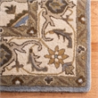 Safavieh Royalty 4' x 6' Hand Tufted Wool Rug in Light Blue and Beige