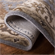 Safavieh Royalty 4' x 6' Hand Tufted Wool Rug in Light Blue and Beige