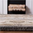 Safavieh Royalty 7' Square Hand Tufted Wool Rug in Light Blue