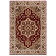 Safavieh Royalty 4' x 6' Hand Tufted Wool Rug in Red and Beige