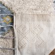 Safavieh Saffron 4' x 6' Hand Loomed Wool Rug in Beige and Blue