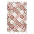 Safavieh Saffron 3' x 5' Hand Loomed Wool Rug in Rust and Ivory