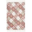 Safavieh Saffron 5' x 8' Hand Loomed Wool Rug in Rust and Ivory
