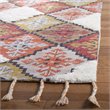 Safavieh Saffron 8' x 10' Hand Loomed Wool Rug in Rust and Ivory