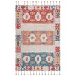 Safavieh Saffron 5' x 8' Hand Loomed Wool Rug in Rust and Beige