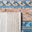 Safavieh Saffron 3' x 5' Hand Loomed Wool Rug in Blue and Taupe
