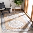Safavieh Saffron 3' x 5' Hand Loomed Wool Rug in Taupe and Ivory