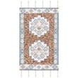 Safavieh Saffron 3' x 5' Hand Loomed Wool Rug in Taupe and Ivory