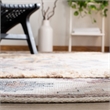 Safavieh Saffron 3' x 5' Hand Loomed Wool Rug in Taupe and Ivory