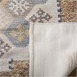 Safavieh Saffron 4' x 6' Hand Loomed Wool Rug in Taupe and Ivory
