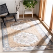 Safavieh Saffron 5' x 8' Hand Loomed Wool Rug in Taupe and Ivory