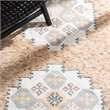 Safavieh Saffron 8' x 10' Hand Loomed Wool Rug in Taupe and Ivory