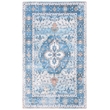 Safavieh Saffron 3' x 5' Rug in Blue and Ivory