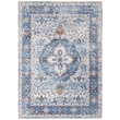 Safavieh Saffron 4' x 6' Rug in Blue and Ivory