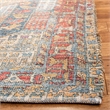 Safavieh Saffron 6' Square Hand Loomed Rug in Fuchsia and Blue