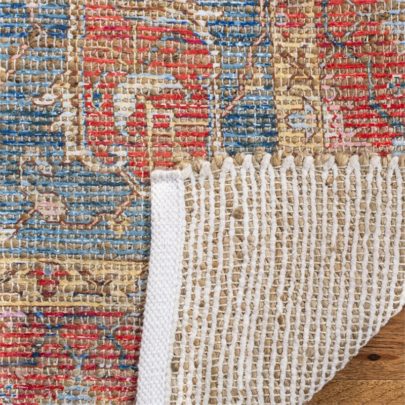Safavieh Saffron 4' x 6' Hand Loomed Rug in Fuchsia and Blue