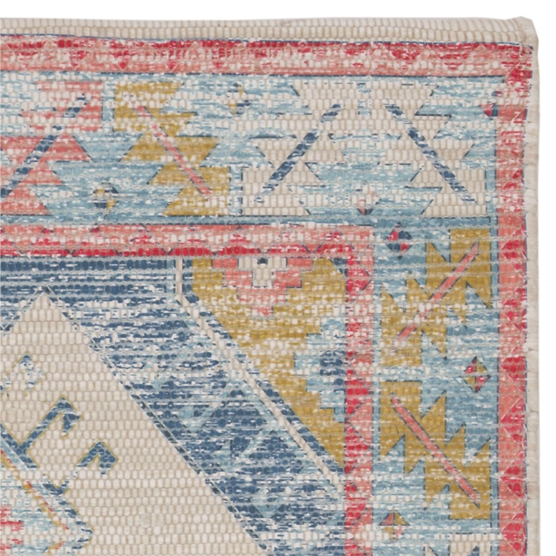 Safavieh Saffron 3' x 5' Hand Loomed Rug in Cream and Blue