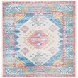 Safavieh Saffron 6' Square Hand Loomed Rug in Cream and Blue
