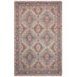 Safavieh Saffron 4' x 6' Hand Loomed Rug in Blue and Rust
