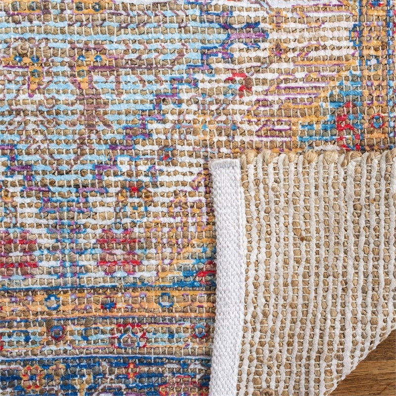 Safavieh Saffron 4' x 6' Hand Loomed Rug in Rust and Blue