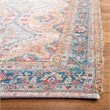 Safavieh Saffron 6' Square Hand Loomed Rug in Rust and Blue