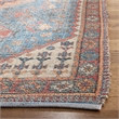 Safavieh Saffron 5' x 8' Hand Loomed Rug in Navy and Red