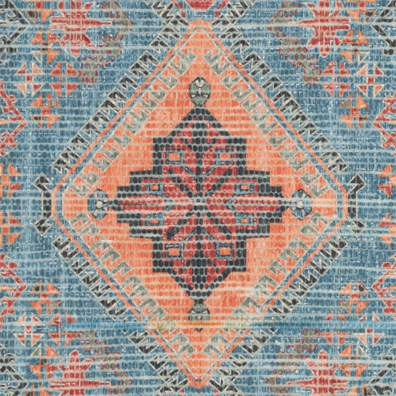 Safavieh Saffron 5' x 8' Hand Loomed Rug in Navy and Red