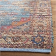 Safavieh Saffron 4' x 6' Hand Loomed Rug in Rust and Blue