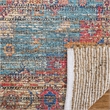 Safavieh Saffron 4' x 6' Hand Loomed Rug in Rust and Blue
