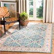 Safavieh Saffron 5' x 8' Hand Loomed Rug in Navy and Cream