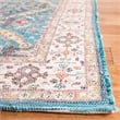 Safavieh Saffron 6' Square Hand Loomed Rug in Navy and Cream