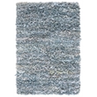 Safavieh Rio 5' x 8' Hand Loomed Shag Rug in Light Gray