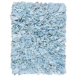 Safavieh Rio 3' x 5' Hand Loomed Shag Rug in Sky Blue