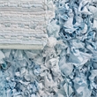 Safavieh Rio 4' x 6' Hand Loomed Shag Rug in Sky Blue