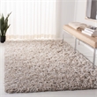 Safavieh Rio 3' x 5' Hand Loomed Shag Rug in Beige and Ivory