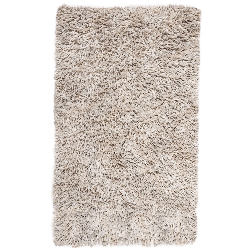 Safavieh Rio 3' x 5' Hand Loomed Shag Rug in Beige and Ivory
