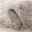 Safavieh Rio 4' x 6' Hand Loomed Shag Rug in Beige and Ivory