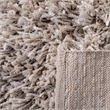 Safavieh Rio 6' x 9' Hand Loomed Shag Rug in Beige and Ivory