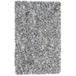 Safavieh Rio 3' x 5' Hand Loomed Shag Rug in Gray and Ivory